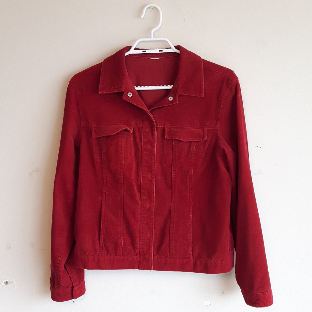 Red Corduroy Jacket